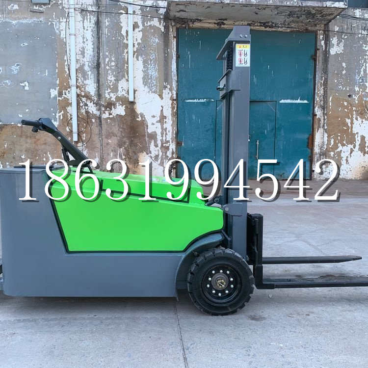 江孜县小型电动叉车1吨2吨步行站驾式电瓶堆高充电装卸车液压升降车铲车